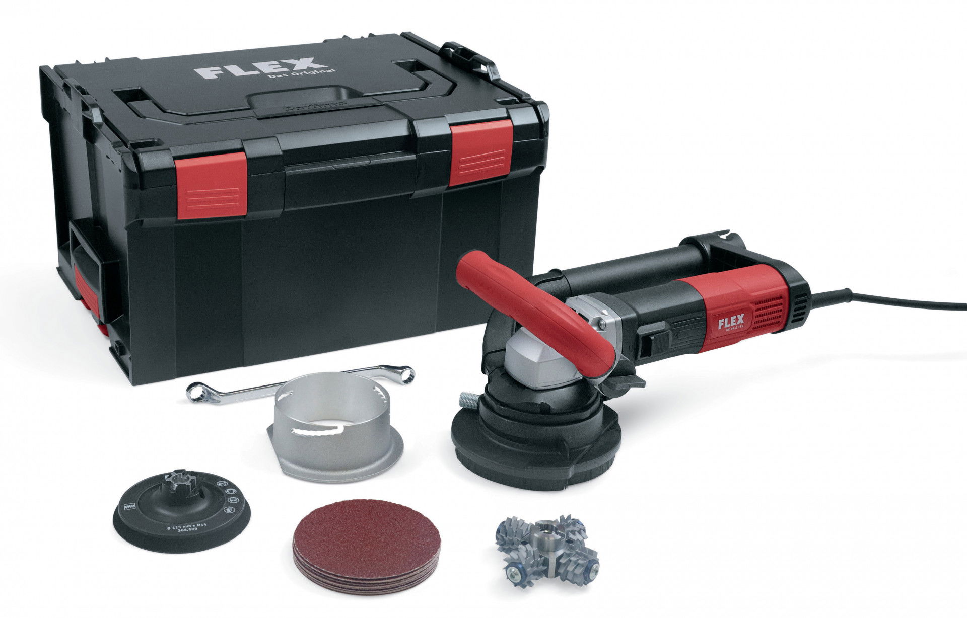 Flex RE 16-5 115 RETECFLEX univerzális csiszoló lapos marófej szettel termék fő termékképe