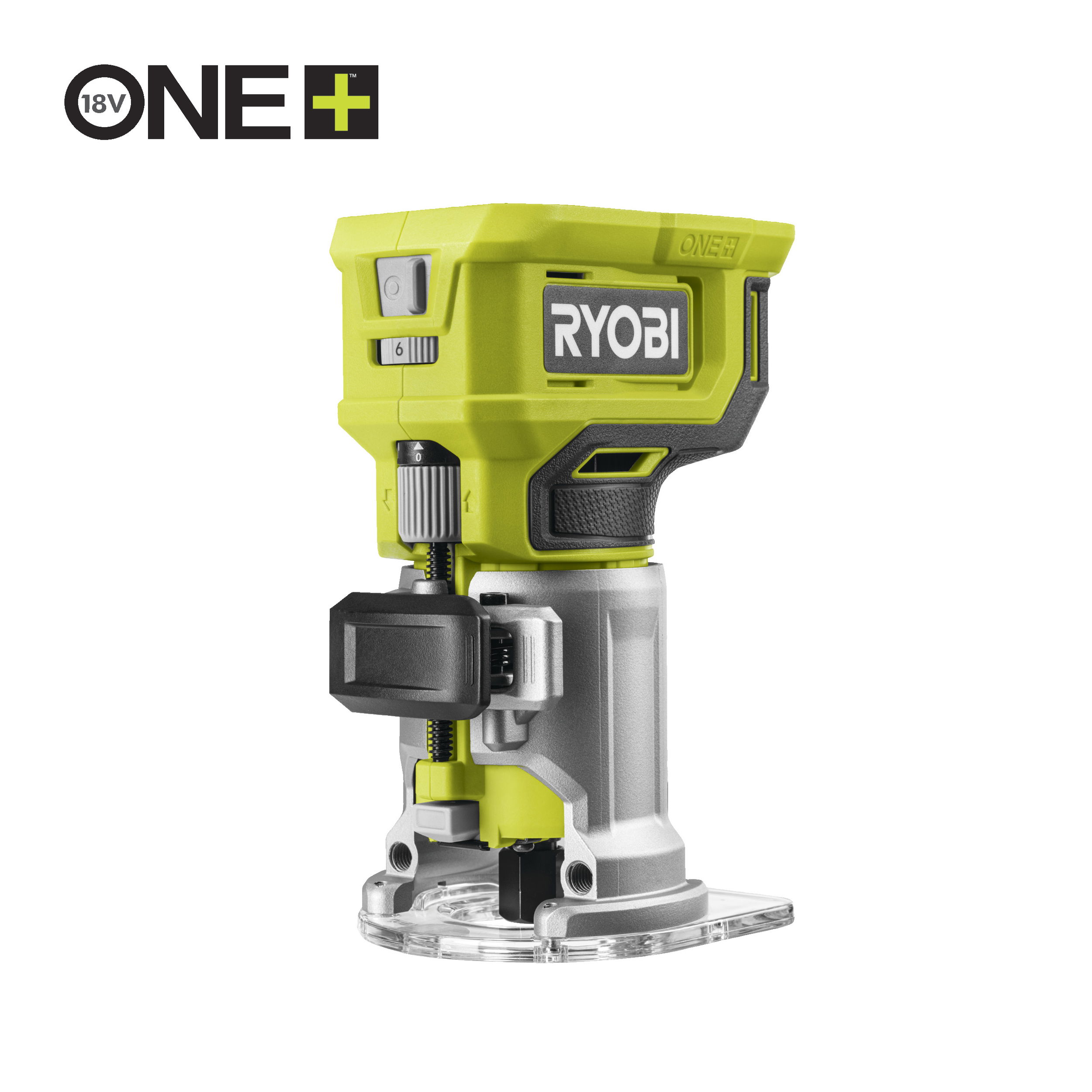 Ryobi RTR18-0 akkus felsőmaró (akku és töltő nélkül) termék fő termékképe